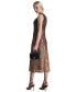 ფოტო #2 პროდუქტის Petite Cowl-Neck Sleeveless Sequin Midi Dress