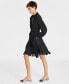 Women's Long-Sleeve Belted Shirtdress, Created for Macy's
