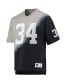 Men's Bo Jackson Black, Silver Las Vegas Raiders Retired Player Name and Number Diagonal Tie-Dye V-Neck T-shirt