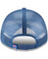 ფოტო #2 პროდუქტის Men's Royal Chicago Cubs Trucker 9Forty Adjustable Snapback Hat