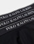 Фото #3 товара Polo Ralph Lauren 3 pack trunks in black