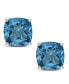 ფოტო #3 პროდუქტის Blue Topaz (2-1/2 ct. t.w.) Stud Earrings in Sterling Silver