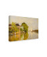Фото #2 товара Claude O. Monet Houses on the Achterzaan Clouds Canvas Art - 15" x 20"
