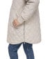 Фото #6 товара Women's Quilted Longline Jacket With Side Zipper Vents