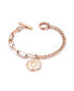 ფოტო #1 პროდუქტის Link Bracelet with Coin Charm and Toggle Clasp