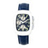 Фото #1 товара Мужские наручные часы с синим кожаным ремешком Chronotech CT7359-03 ( 35 mm)