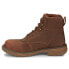 Justin Original Workboots Rush 6 Inch Waterproof Composite Toe Work Mens Brown