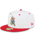 ფოტო #1 პროდუქტის Men's White Eugene Emeralds Theme Nights Pranksters 59FIFTY Fitted Hat