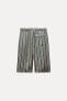 LONG STRIPED BERMUDA SHORTS - LIMITED EDITION