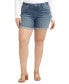 ფოტო #1 პროდუქტის Plus Size Suki Denim Shorts