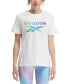 ფოტო #1 პროდუქტის Women's Cotton Gradient Graphic Logo T-Shirt