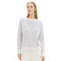 TOM TAILOR 1039995 Knit Plaited Sweater Offwhite Grey Structure, L - фото #1