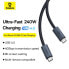 Фото #11 товара Kabel przewód USB-C - USB-C 240W PD 8K 60Hz 40Gb/s 1m czarny