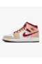 Air Jordan 1 Mid Beige Red White 554725-201