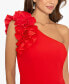 Women's Ruffled One-Shoulder Gown