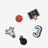 Фото #2 товара Crocs Jibbitz™ Basketball Star 5 Pack 10009750 pins