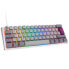 Фото #1 товара Ducky One 3 Mist Grey Mini Gaming Tastatur, RGB LED - MX-Red