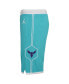 Big Boys and Girls Teal Charlotte Hornets 2020/21 Icon Edition Swingman Shorts Голубой, M - фото #3