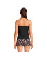 ფოტო #5 პროდუქტის Women's Long Bandeau Tankini Swimsuit Top with Removable Adjustable Straps
