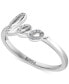 ფოტო #1 პროდუქტის EFFY® Diamond Zodiac Leo Ring (1/20 ct. t.w.) in Sterling Silver