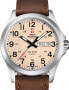 Фото #1 товара Swiss Military SMP36040.29 Mens Watch Day-Date Quartz 42mm 5ATM