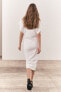 Фото #3 товара Платье из плотной синтетической ткани ZARA