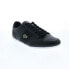 Фото #4 товара Lacoste Nivolor 0721 1 P CMA Mens Black Leather Lifestyle Sneakers Shoes