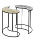 Фото #2 товара Contemporary Accent Table, Set of 2