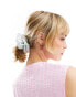 SUI AVA ace hair scrunchie in check pastel