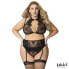 Фото #1 товара Nisa Set bra, garter belt, and thong Size 44-46