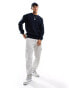 New Look stitch crew neck jumper in navy