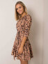 Фото #2 товара Женское платье выше колена с принтом Factory Price