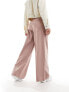 Фото #5 товара ASOS DESIGN wide leg D-ring trousers in mink