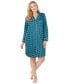 ფოტო #1 პროდუქტის Plus Size Knit Sleep Shirt