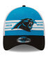 Фото #3 товара Men's Blue, Black Carolina Panthers Team Banded 39THIRTY Flex Hat