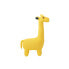 Fluffy toy Crochetts AMIGURUMIS MINI Yellow Giraffe 53 x 55 x 16 cm