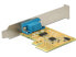 Delock 89444 - PCIe - Serial - PCIe 2.0 - RS-232 - SUN2212 - 0.0001152 Gbit/s