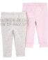 Фото #10 товара Baby 4-Pack Ruffle-Detail Cotton Pants 9M