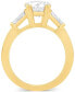 Фото #4 товара Certified Lab Grown Diamond Engagement Ring (2-1/2 ct. t.w.) in 14k Gold