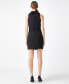 ფოტო #2 პროდუქტის Women's Collared Tweed Sleeveless Mini Dress