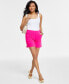 Фото #1 товара Women's Mid Rise Pull-On Shorts, Created for Macy's