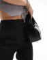 Topshop slim cigarette trouser in black