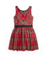 Big Girls Plaid Twill Dress