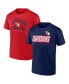 Фото #1 товара Men's Navy, Red Cleveland Guardians Player Pack T-shirt Combo Set