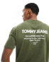 Фото #1 товара Tommy Jeans regular washed essential t-shirt in olive green