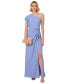 Фото #1 товара Women's Side-Tied One-Shoulder Gown