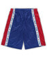 ფოტო #2 პროდუქტის Men's Royal, Red Philadelphia 76ers Big and Tall Tape Mesh Shorts