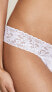 hanky panky 292024 Women's Petite Signature Lace Low Rise Thong, White, One Size
