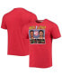 Фото #1 товара Men's John Collins & Trae Young Heathered Red Nba Jam Tri-Blend T-shirt