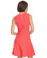 Фото #2 товара Women's Button-Shoulder Jacquard Dress